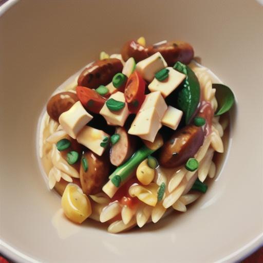 Creamy Sausage Orzo