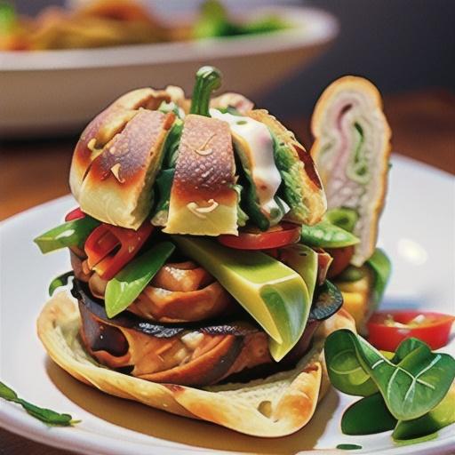 Rotolo of veal, frittatine and artichoke