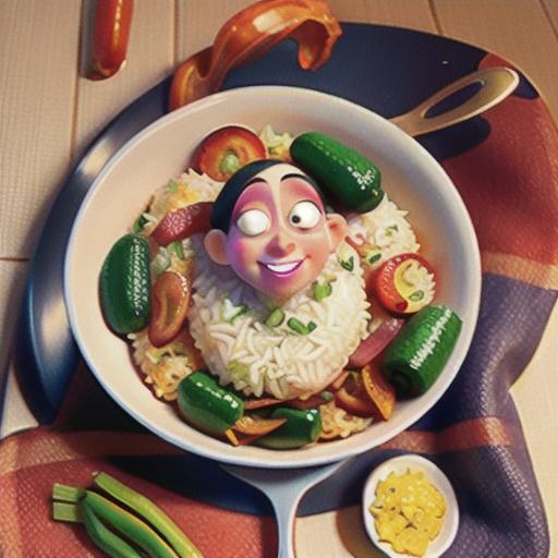 Garlic Butter Rice and Veggies