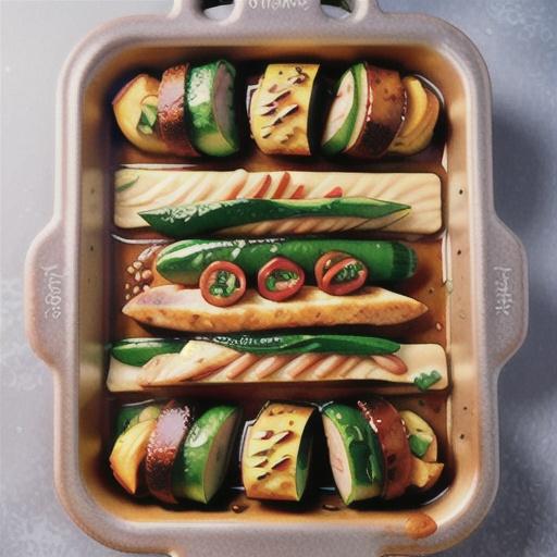 Harissa chicken traybake