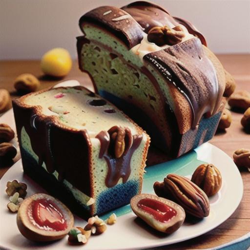 British Date and Walnut Loaf Cake