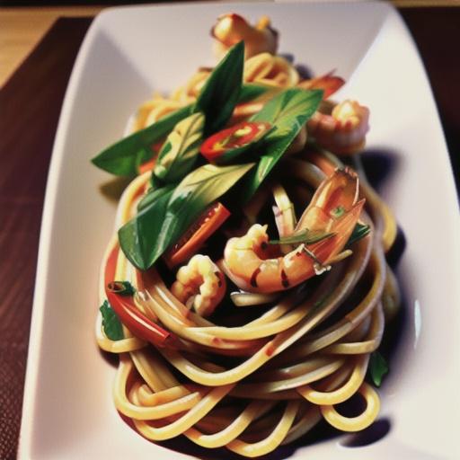 Shrimp Spaghetti with Tomato Sauce