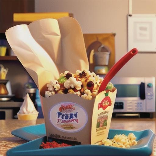 Curried Microwave Popcorn