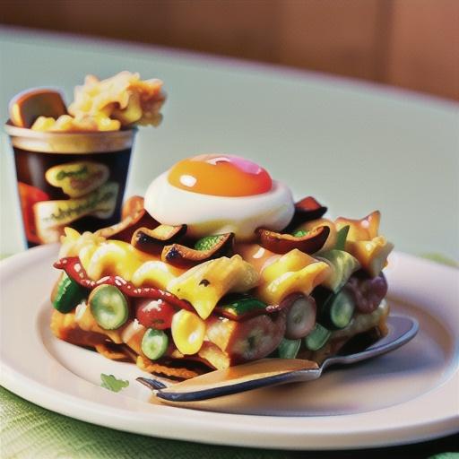 Sausage Hash Brown Breakfast Casserole