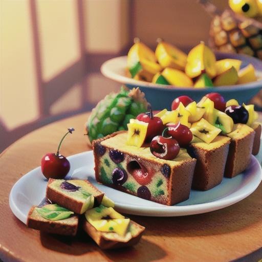 Cherry Pineapple Banana Bread