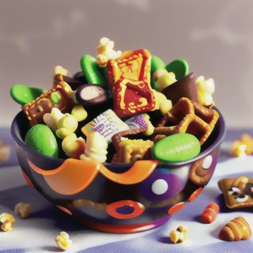 Ghoulishly Good Halloween Snack Mix
