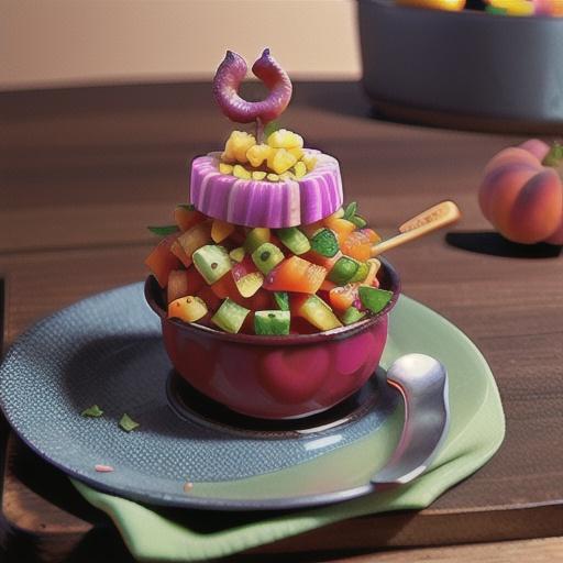 Peach Salsa with Habaneros