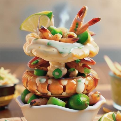 Chile-Lime Shrimp with Creamy Chipotle Dip