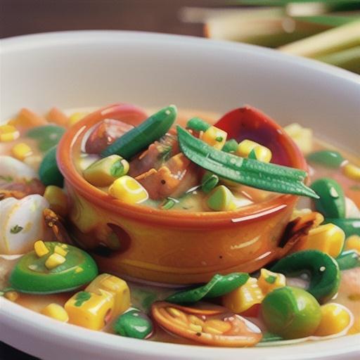 Creole Crab and Corn Chowder