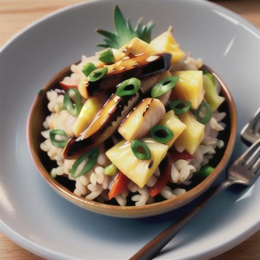 Chicken with Pineapple and Brown Rice