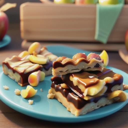 Caramel Apple Crunch Bars