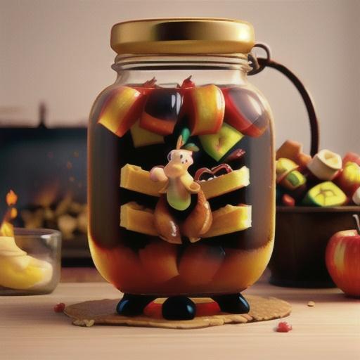 Apple Pie in a Jar Drink
