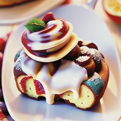 Cream Cheese Pound Cake with Lemon Glaze