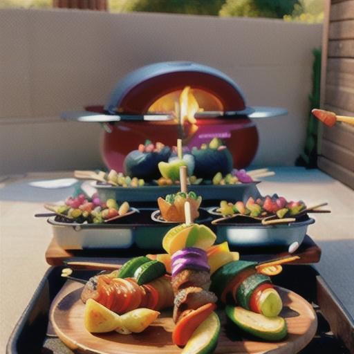 Gorgeous rosemary prune skewers