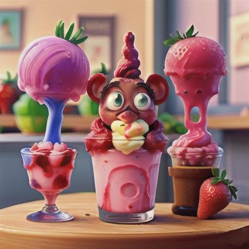 Vegan Strawberry Gelato