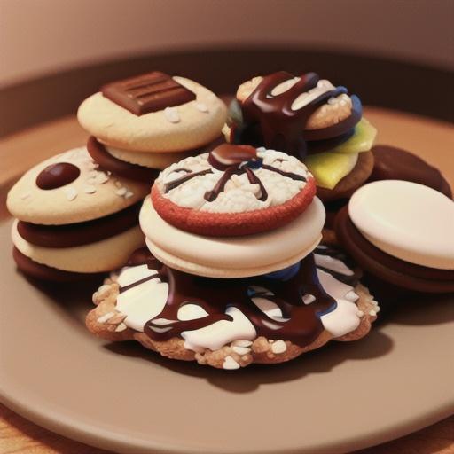 Chocolate Lace Sandwich Cookies