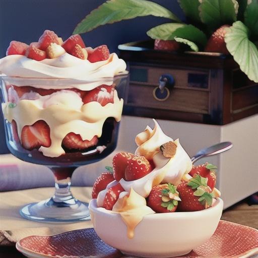 Strawberry-Raspberry Eton Mess