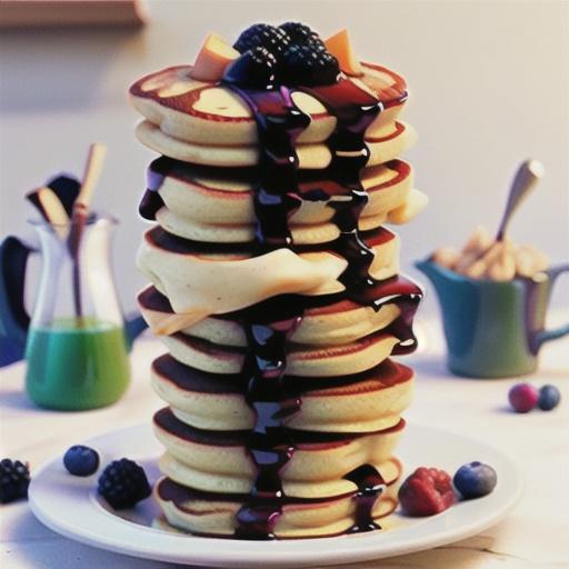 Blackberry Buttermilk Pancakes