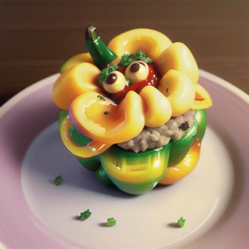 Beef and Mushroom Stuffed Peppers