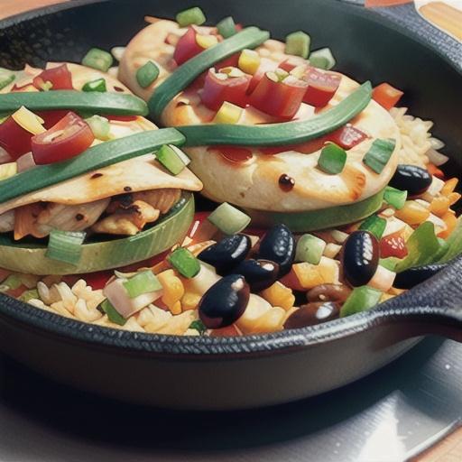 Chicken Burrito Skillet