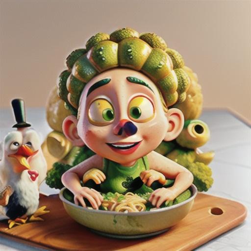 Chicken and broccoli pesto pasta