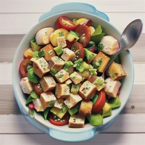 Creamy French onion chicken salad recipe