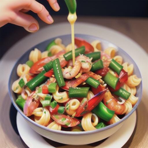 Shrimp and Crab Macaroni Salad