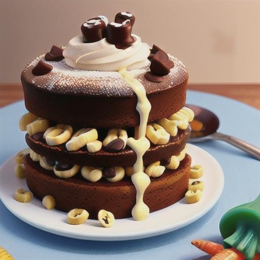 Chocolate Streusel Banana-Carrot Cake