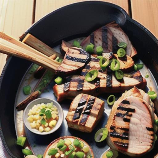 Mesquite Grilled Pork Chops with Sweet Onion