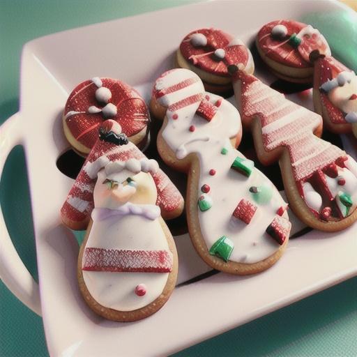 Striped Peppermint Cookies