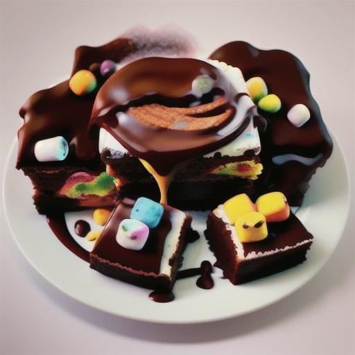 Marshmallow Fudge Bars