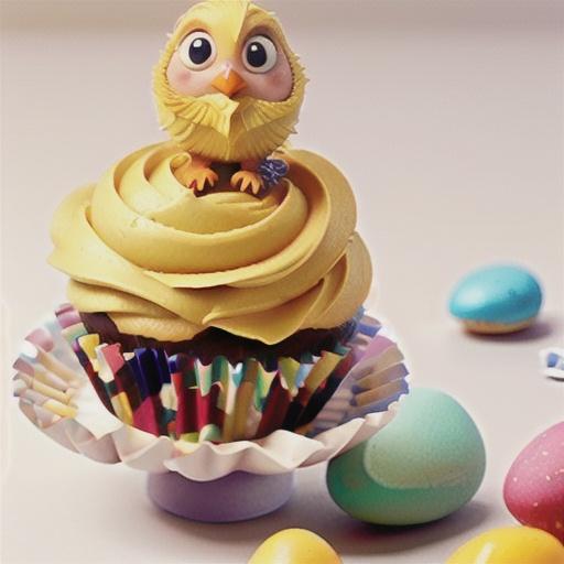 Easter Chicks Cupcakes