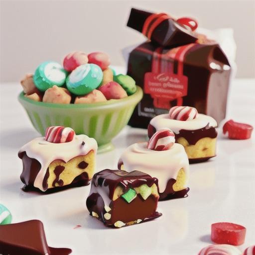 Choc-peppermint fudge