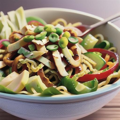 Napa Cabbage Noodle Salad