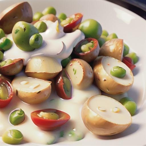 Creamed Peas and New Potatoes