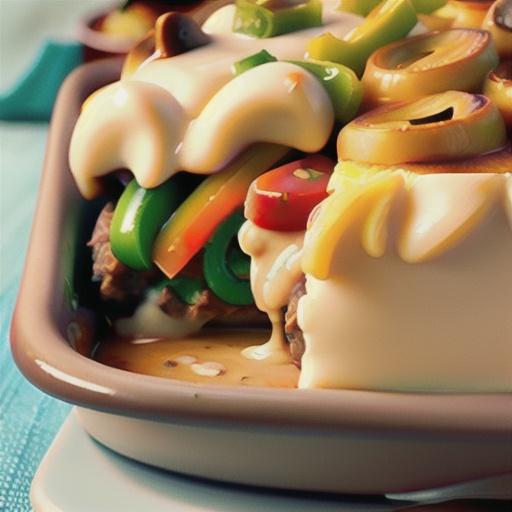 Philly Cheese Steak Shepherd’s Pie