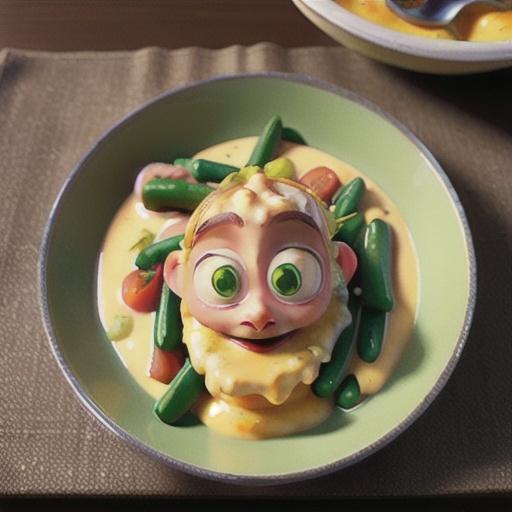 Classic Green Beans Au Gratin