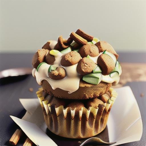 Reduced-fat apple muffins