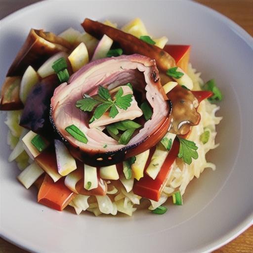 Sauerkraut-Stuffed Slow-Cooked Pork Roast