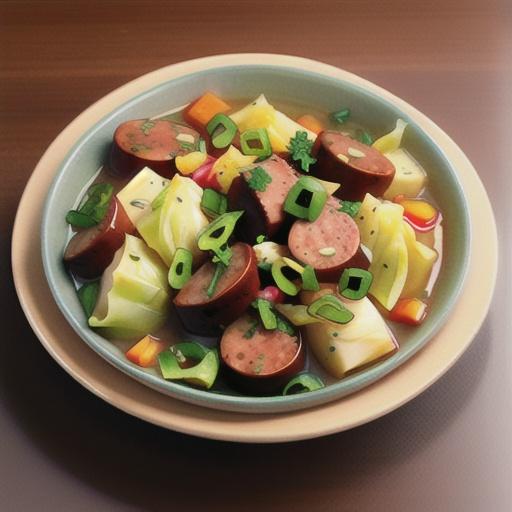 Cabbage-Sausage Stew