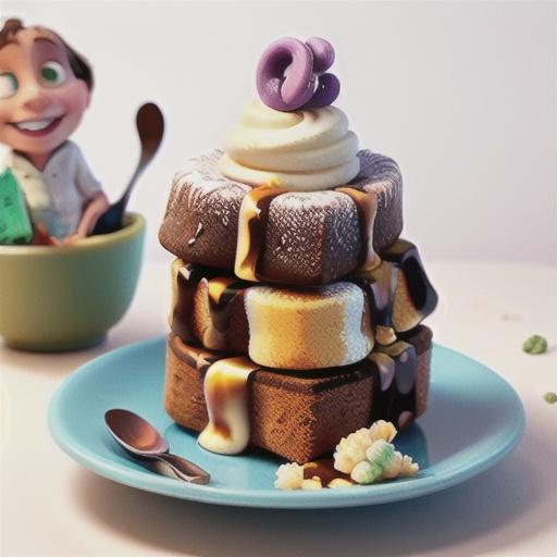 Little cappuccino lamingtons