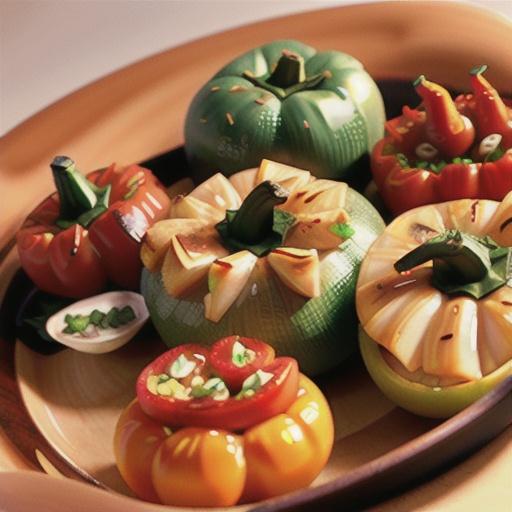 Greek Stuffed Tomatoes and Peppers (Yemista)