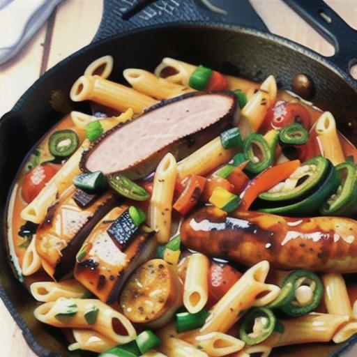 Cajun Chicken and Sausage Pasta