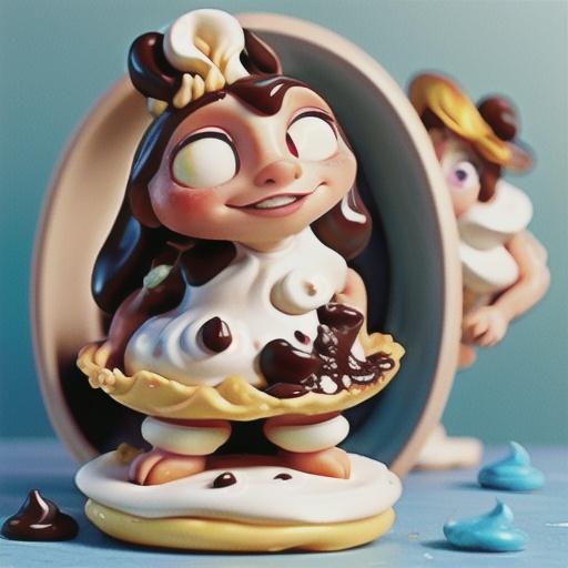 Chocolate-dipped meringues