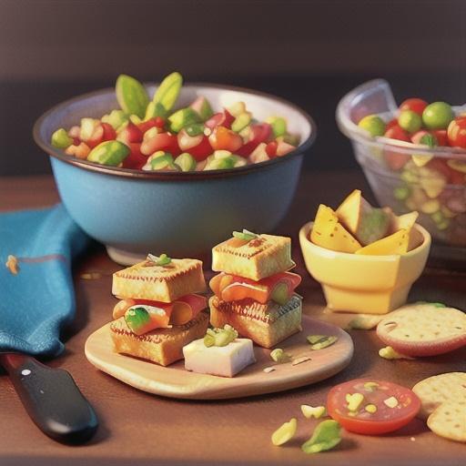 Pimiento Cheese and Tomato Bites