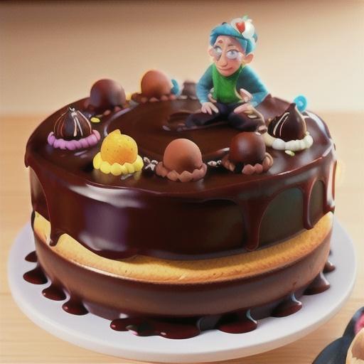 Chocolate-Orange Cake with Ganache Glaze