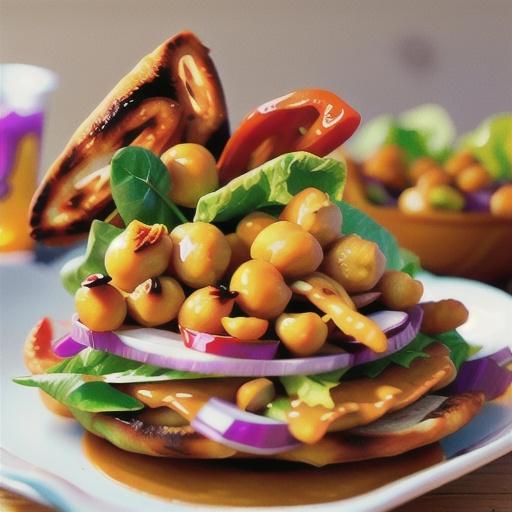 Roasted Chickpea Gyros