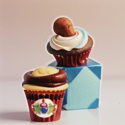 Star Surprise Cupcakes