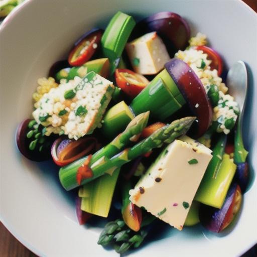 Quinoa, Asparagus, and Feta Salad