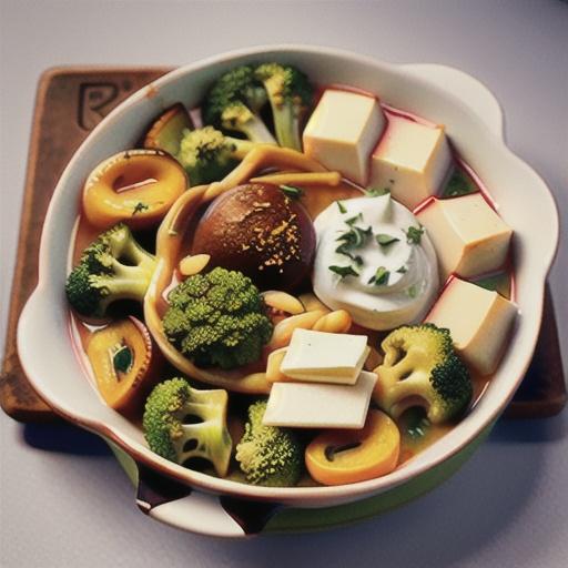 Broccoli Gratin with Herbed Cream Cheese